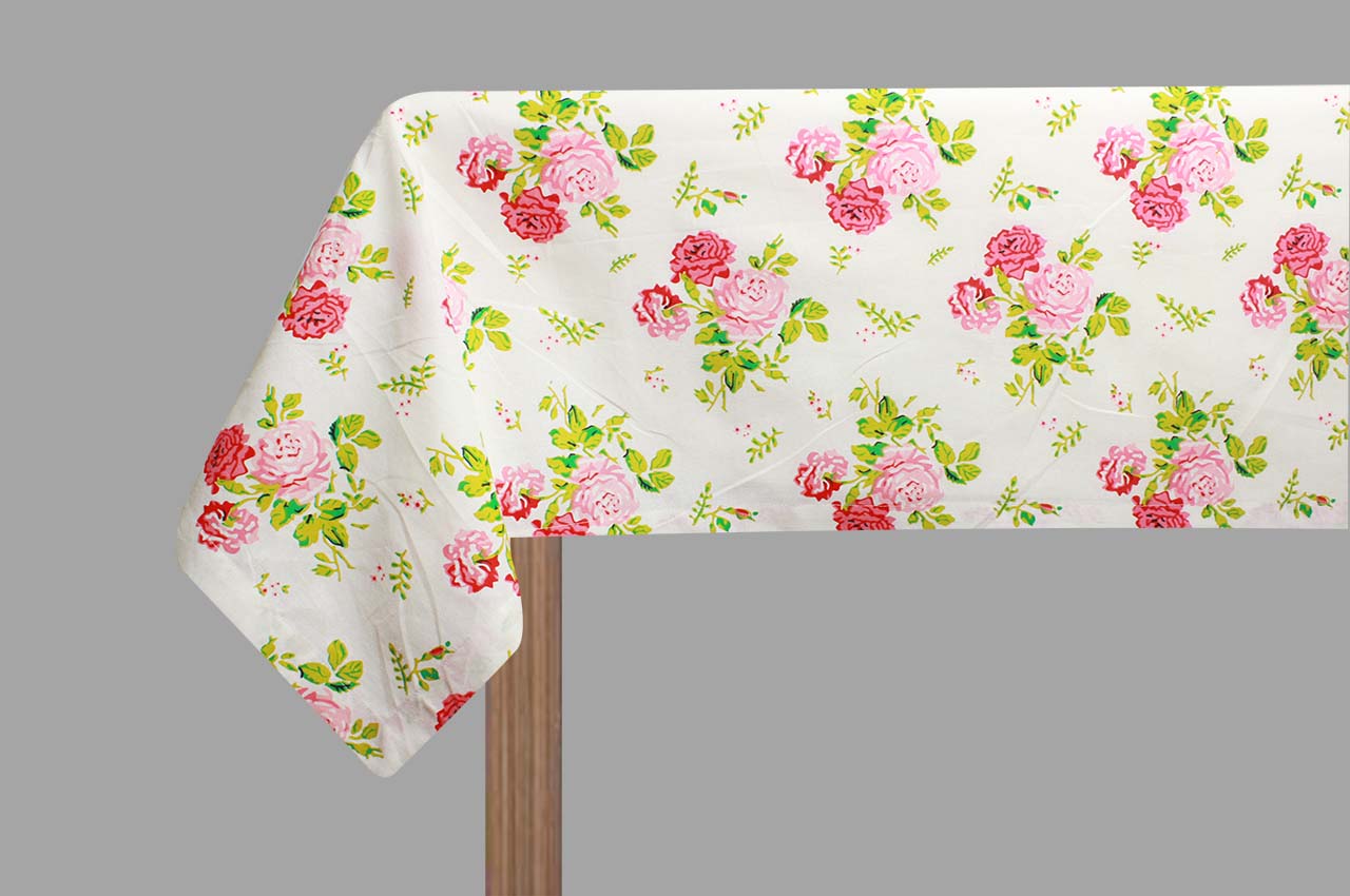 Rose Table Cloth (60*90 Inches) 1 Pc